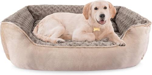 JOEJOY Rectangle Dog Bed for Large Medium Small Dogs - Washable Orthopedic So...